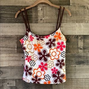 Floral tankini top